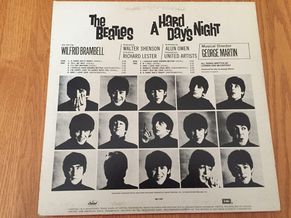 The Beatles - A Hard Day's Night (LP, Album, RE)