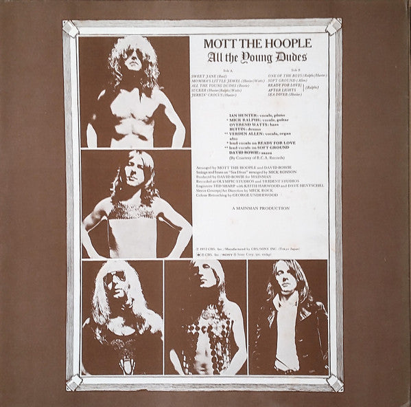 Mott The Hoople - All The Young Dudes (LP, Album, RE)