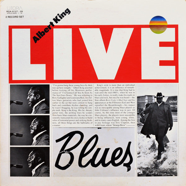 Albert King - Albert Live (2xLP, Album, Gat)