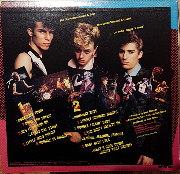 Stray Cats - Built For Speed (LP, Album, Comp)