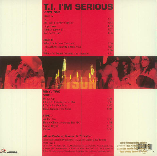 T.I. - I'm Serious (2xLP, Album)