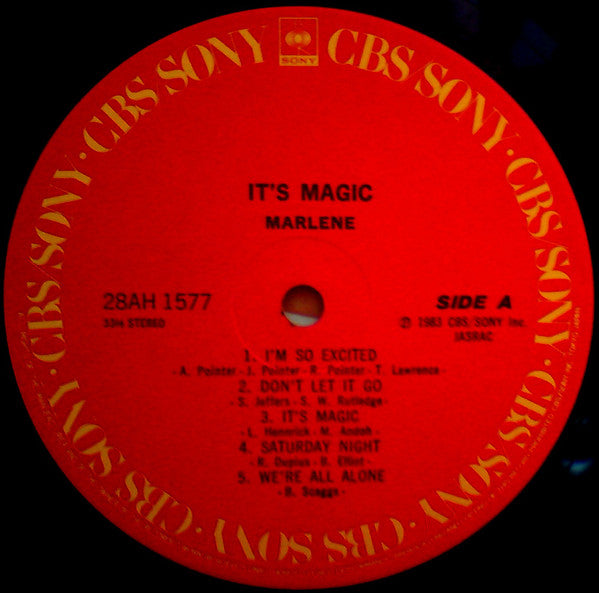 Marlene (16) = マリーン* - It's Magic = マジック (LP, Album)