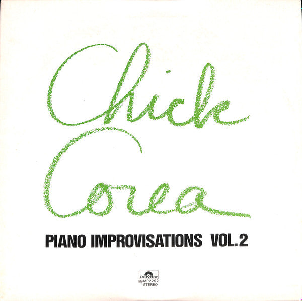 Chick Corea - Piano Improvisations Vol. 2 (LP, Album)