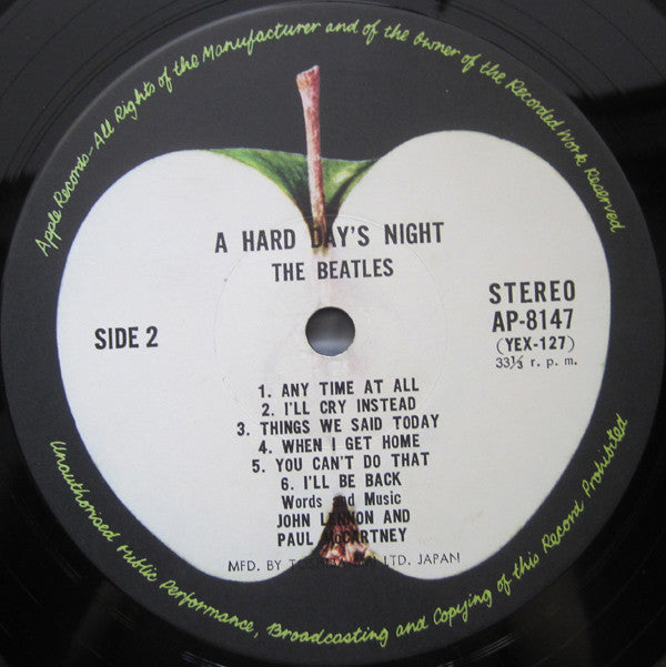 The Beatles - A Hard Day's Night (LP, Album, RE)