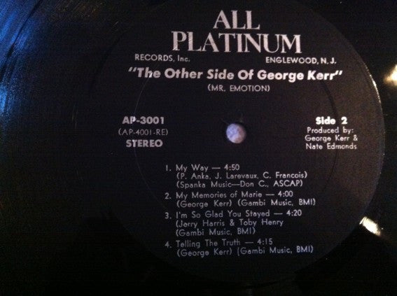 George Kerr - The Other Side Of George Kerr (Mr. Emotion) (LP, Album)