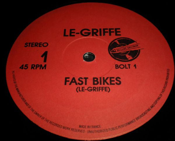 Le Griffe - Fast Bikes (12"")