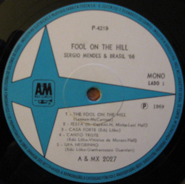 Sérgio Mendes & Brasil '66 - Fool On The Hill (LP, Album, Mono, Gat)