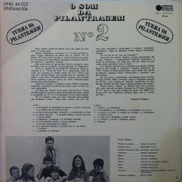 A Turma Da Pilantragem - O Som Da Pilantragem Vol. 2 (LP, Album)