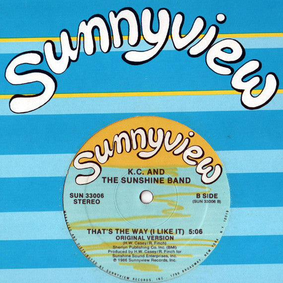 KC & The Sunshine Band - That's The Way (I Like It) (New Version)(12")