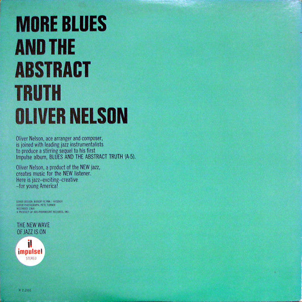 Oliver Nelson - More Blues And The Abstract Truth (LP, Album, RE, Gat)