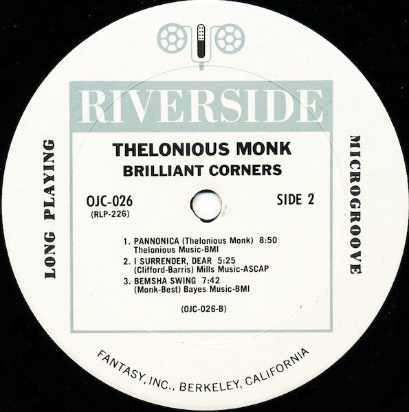 Thelonious Monk - Brilliant Corners(LP, Album, Mono, RE)