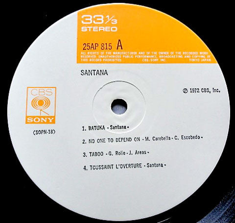 Santana - Santana III (LP, Album, RE)