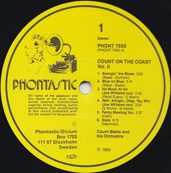 Count Basie Orchestra - Count On The Coast Vol. II(LP)