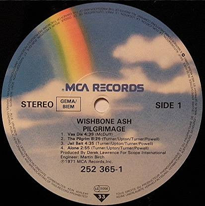 Wishbone Ash - Pilgrimage (LP, Album, RE)