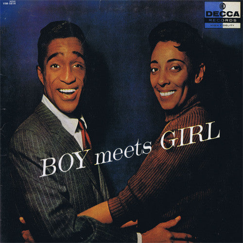 Sammy Davis Jr. And Carmen McRae - Boy Meets Girl (LP, Album, RE)