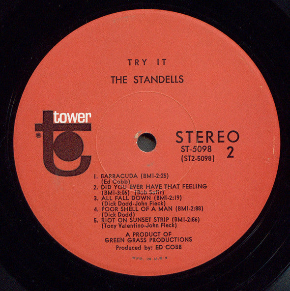 The Standells - Try It (LP, Album, Scr)