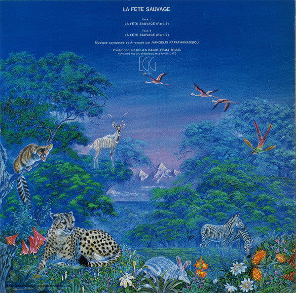 Vangelis - La Fête Sauvage = 野生の祭典  (LP, Album, RE)