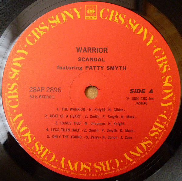 Scandal (4) Featuring Patty Smyth - Warrior (LP, Album)