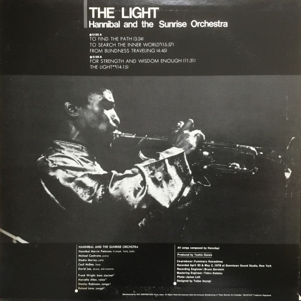 Hannibal* And The Sunrise Orchestra - The Light (LP, Album, Promo)