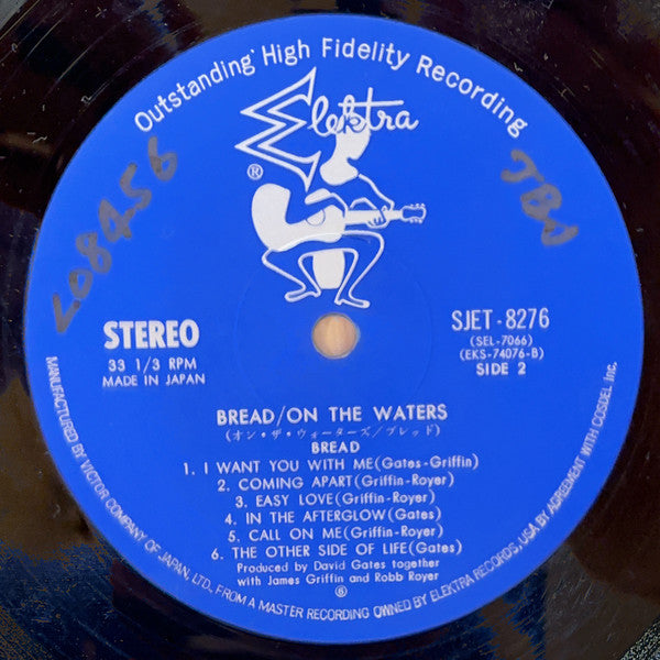 Bread - On The Waters (LP, Album)