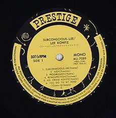 Lee Konitz - Subconscious-Lee(LP, Comp, Mono)