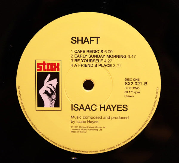 Isaac Hayes - Shaft (2xLP, Album, RE, RM)