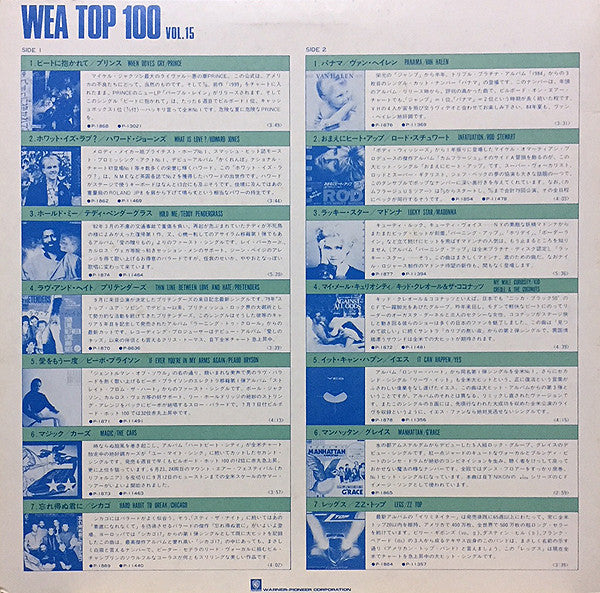 Various - WEA Top 100 Vol. 15 (LP, Comp, Promo)