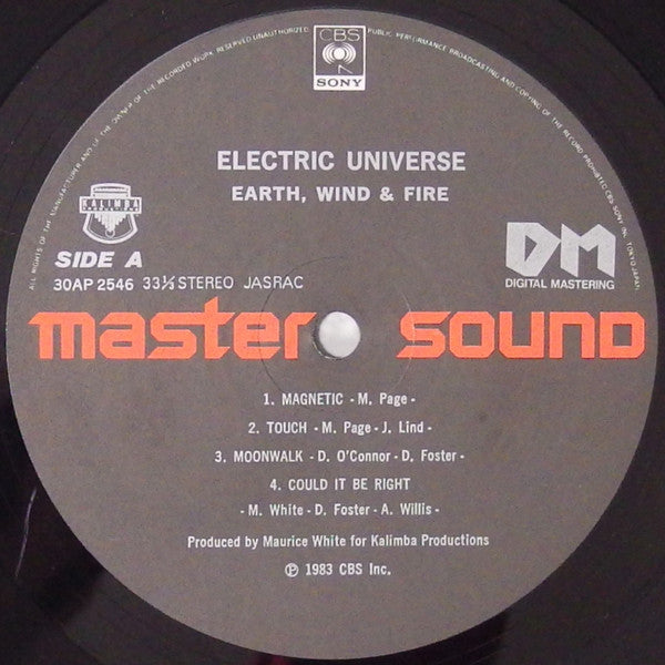 Earth, Wind & Fire - Electric Universe (LP, Album, Gat)