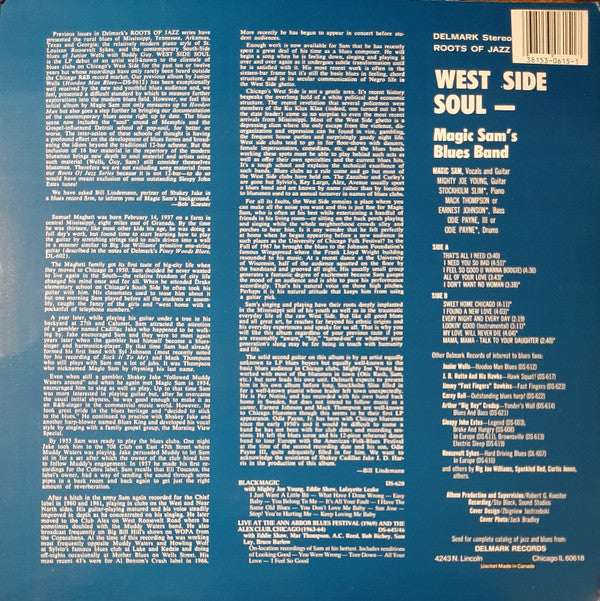 Magic Sam Blues Band - West Side Soul (LP, Album, RE)