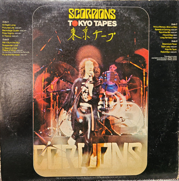 Scorpions - Tokyo Tapes (2xLP, Album, Ind)