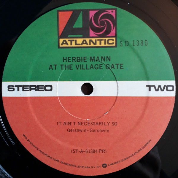 Herbie Mann - Herbie Mann At The Village Gate (LP, Album, RE, Pre)