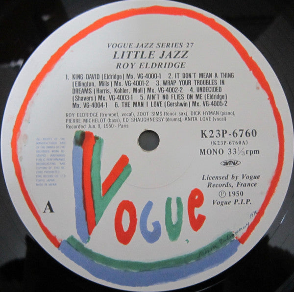 Roy Eldridge - Little Jazz (LP, Comp, Mono)