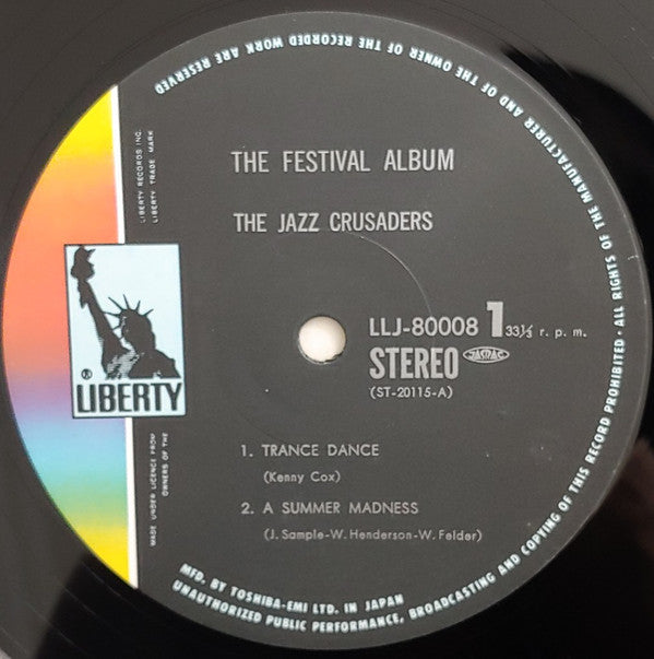 The Jazz Crusaders* - The Festival Album (LP, RE)