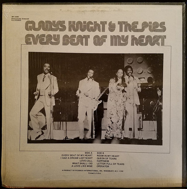 Gladys Knight & The Pips* - Every Beat Of My Heart (LP, Comp)