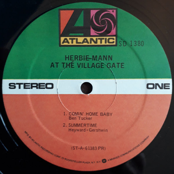 Herbie Mann - Herbie Mann At The Village Gate (LP, Album, RE, Pre)