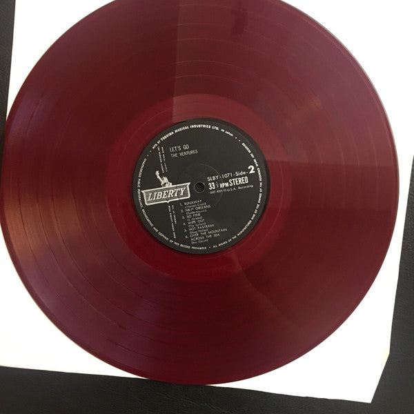 The Ventures - Let's Go (LP, Album, Red)