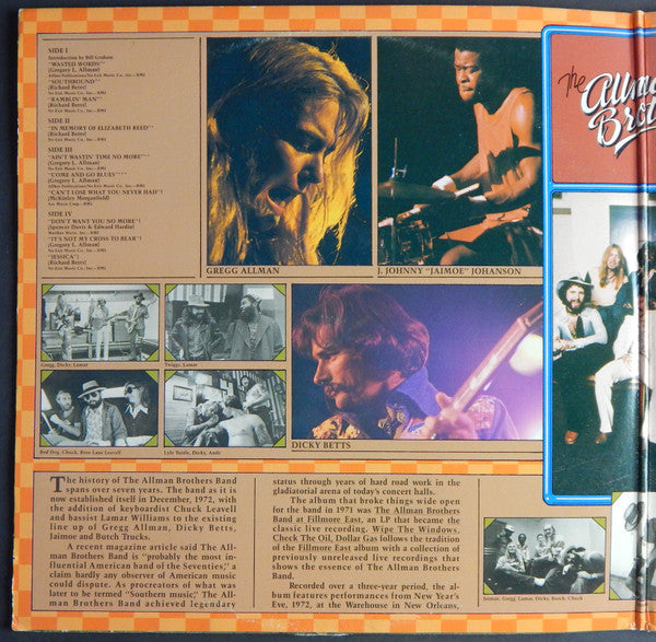 The Allman Brothers Band - Wipe The Windows, Check The Oil, Dollar ...
