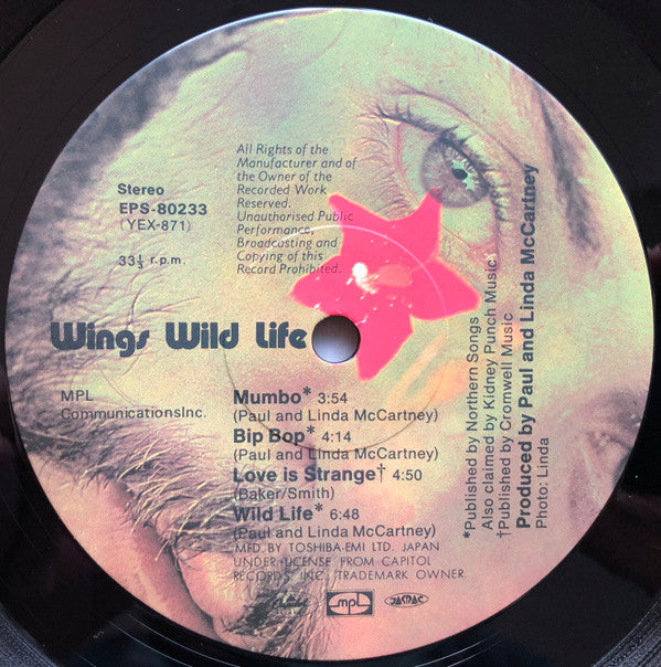 Wings (2) - Wild Life (LP, Album, RE)