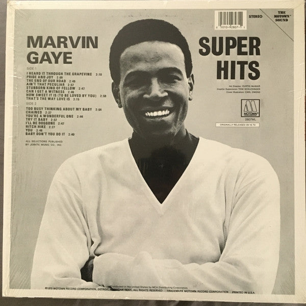 Marvin Gaye - Super Hits (LP, Comp, RE)