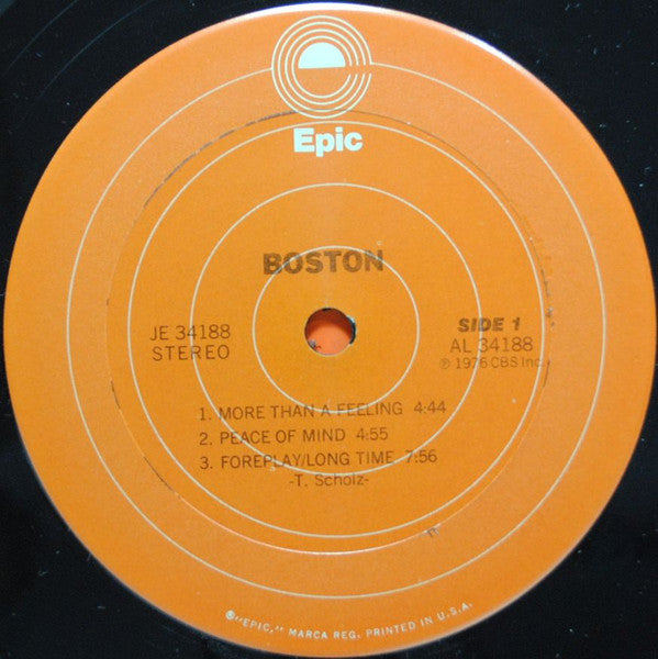 Boston - Boston (LP, Album, RE, Pit)