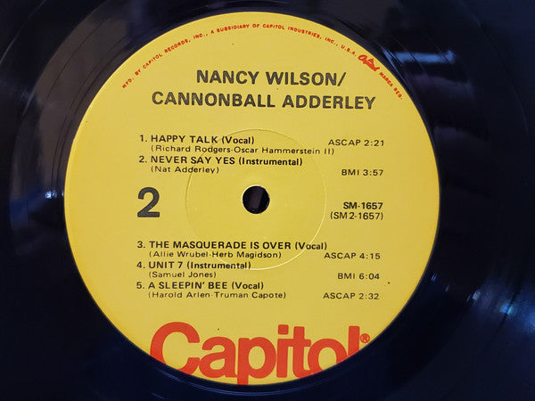 Nancy Wilson - Nancy Wilson / Cannonball Adderley(LP, RE, Win)