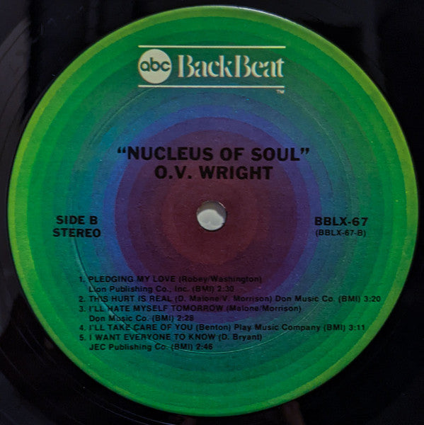 O.V. Wright - Nucleus Of Soul (LP, Album, RE)