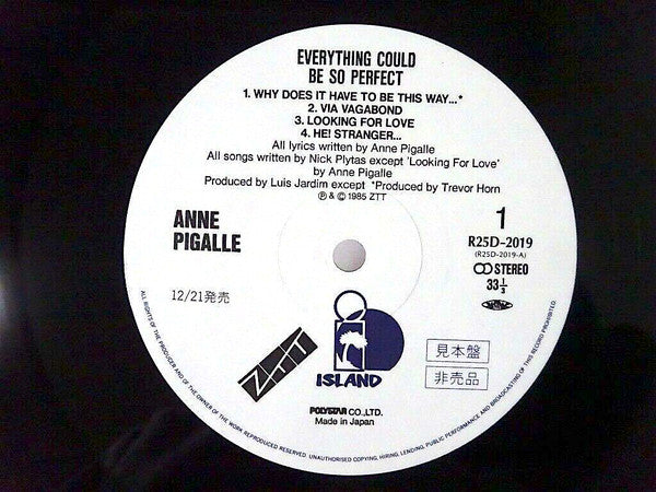 Anne Pigalle - Everything Could Be So Perfect... (LP, Album, Promo)