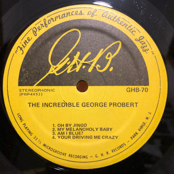 George Probert - The Incredible George Probert (LP)