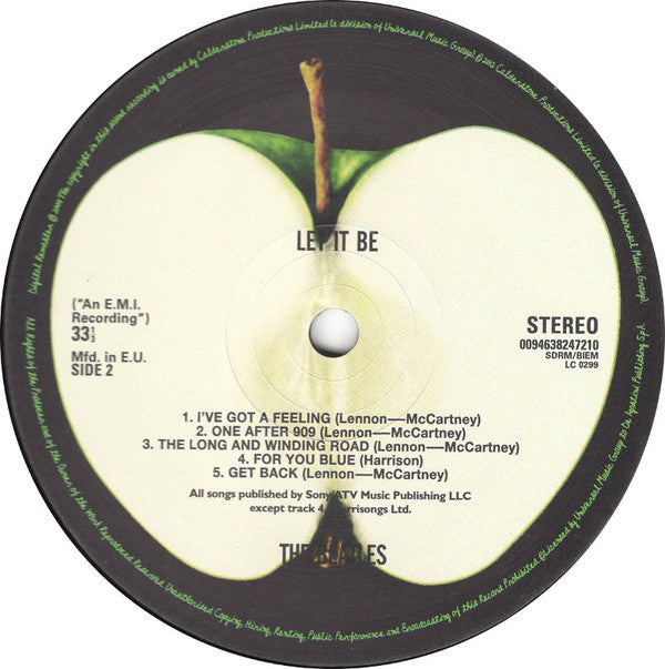 The Beatles - Let It Be (LP, Album, RE, 180)