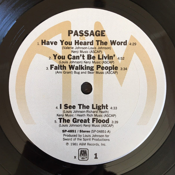 Passage (3) - Passage (LP, Album, Pit)