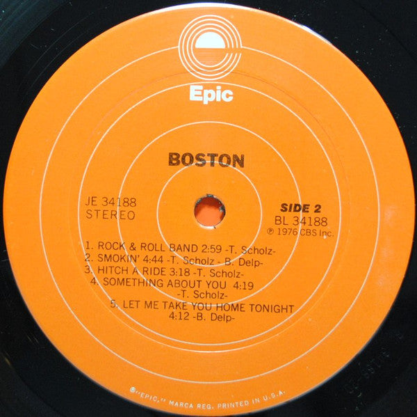 Boston - Boston (LP, Album, RE, Pit)