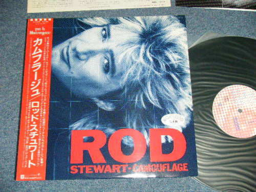 Rod Stewart - Camouflage (LP, Album, Promo)