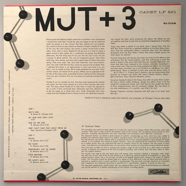 MJT+3 - MJT + 3 (LP, Album, Mono, RE)