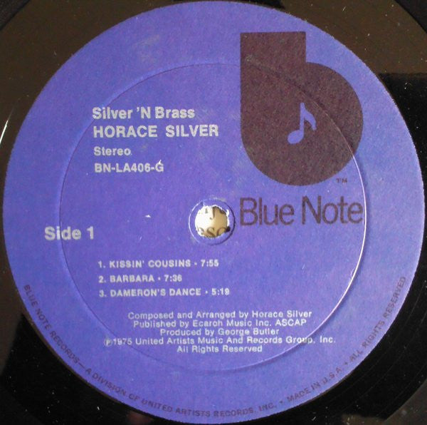 Horace Silver - Silver 'N Brass (LP, Album)